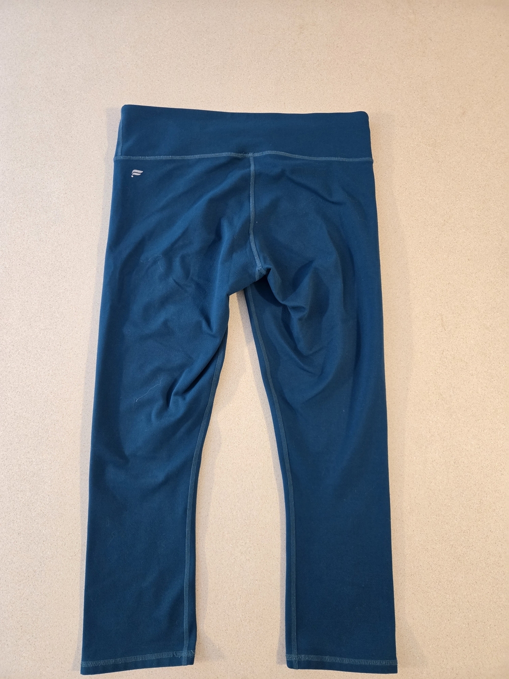 Fabletics Teal Capri Leggings